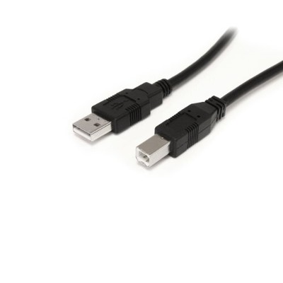 StarTech.com 10m/30ft Active USB 2.0 A to B Cable - M/M - USB - 30 ft - 1 Pack -