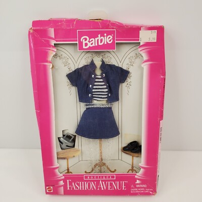 Barbie Fashion Avenue 1996 Prêt-à-Porter - Modèle Printemps N°15902 - Neuf Avec Vêtements