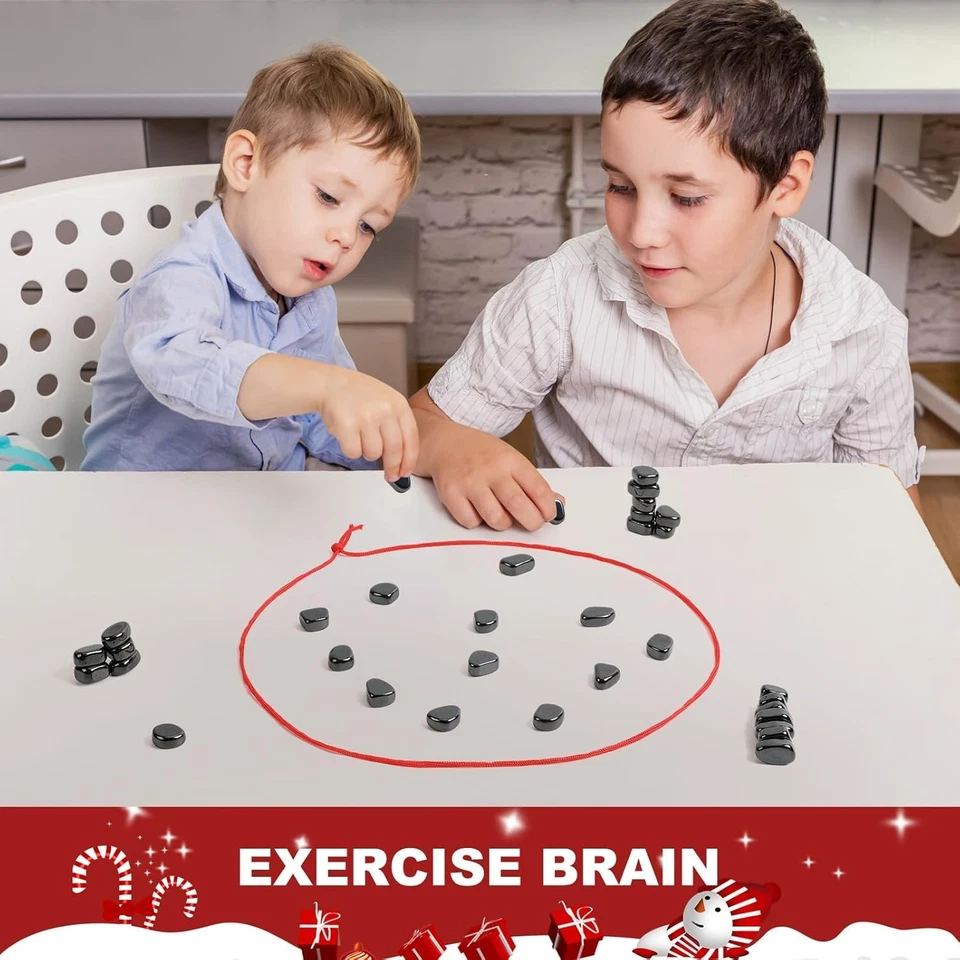 Magnet Chess Game Large Magnet Stone Game Party Desktop Magnetic Strategy Game - Image 3 of 4