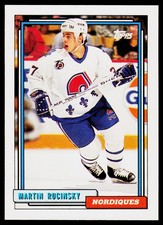 Martin Rucinsky, 1992-93 Topps, #523, Quebec Nordiques,