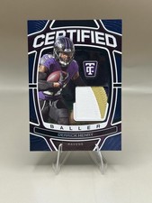 Derrick Henry 2024 Panini Totally Certified Baller 3 Color Patch Blue /75 Ravens