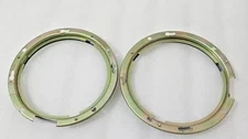 Fit For WILLYS JEEP HEADLIGHT RETAINING HOLDING INNER BEZEL RIM 7" PAIR
