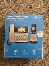 AT&T TL86103 2-LINE CORDED CORDLESS TELEPHONE ANSWERING SYSTEM NEW AT&T TL86103 2-LINE CORDED CORDLESS TELEPHONE ANSWERING SYSTEM NEW - Image 1