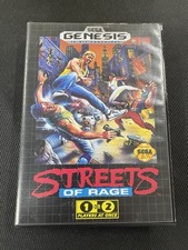 Streets Of Rage For The Sega Genesis Complete With Case And Manual