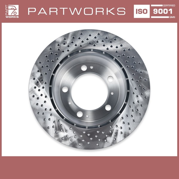 Bremsscheibe FüR Porsche 996 997 3.4 3.6 Carrera Hinten L=R-image