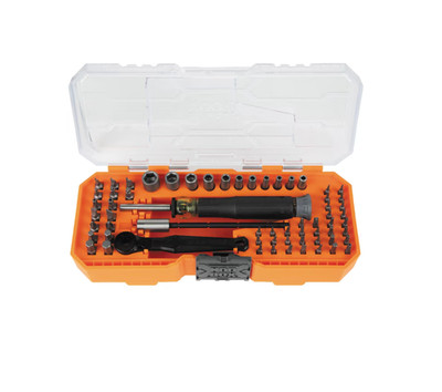 Klein Tools Precision Ratchet and Driver System, 64-Piece