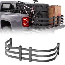 Truck Bed Extender Adjustable 59"-69" Aluminum Pickup Tailgate Extension, Ret...