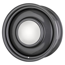 8"x18" JBW GLABBER GUN METAL STEEL WHEELS FITS VW T4 CADDY (x4)