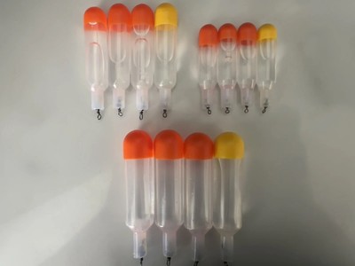x12 Wasser Waggler Schwimmer gemischtes Paket - klein, mittel & groß
