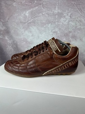 Archive Dirk Bikkembergs Football Brown Leather Soccer Shoes Size 39