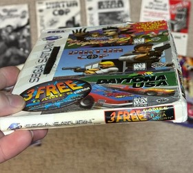 Sega Saturn Console Md 2 System - MK-80000A - 1 Controller - Cables + 3 Games