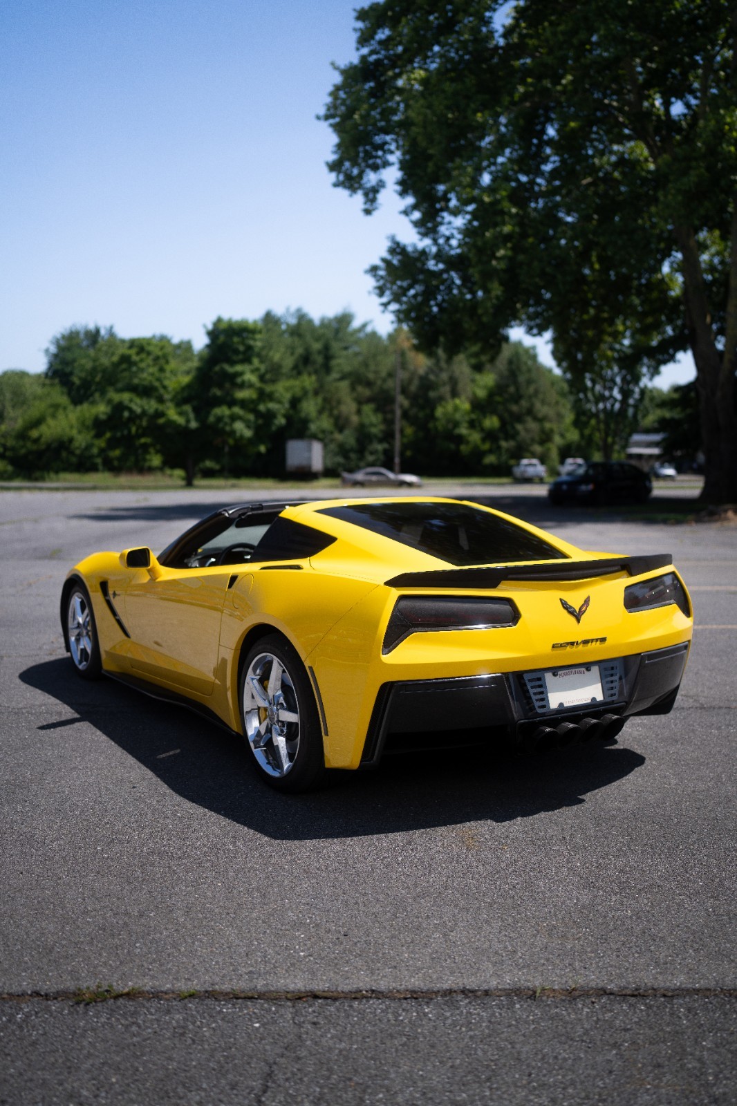 2014 Yellow Chevrolet Corvette   | C7 Corvette Photo 2