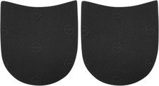 2 Pairs Cuttable Rubber Heel Replacement - Anti-Slip,0.35Mm Thick Shoe Repair Pa