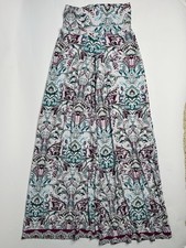 Made By Johnny Was Pants Women  s Pull On Floral Slinky Coastal Lounge Sz S