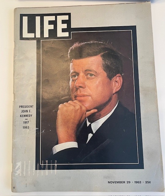 Vintage John F Kennedy Life Magazine 11/29/1963