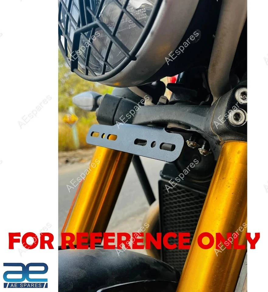 Number Plate Clamp Brake Oil Cover Side Stand Extender Kit For Triumph Speed 400 view 2