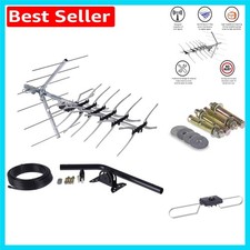 High Performance 36 Element TV Aerial with Full Kit for Excellent Signal Clarity
