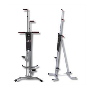 MA1 Fitness Vertical Climber Foldaway Compact Black/Silver Exercise Machine