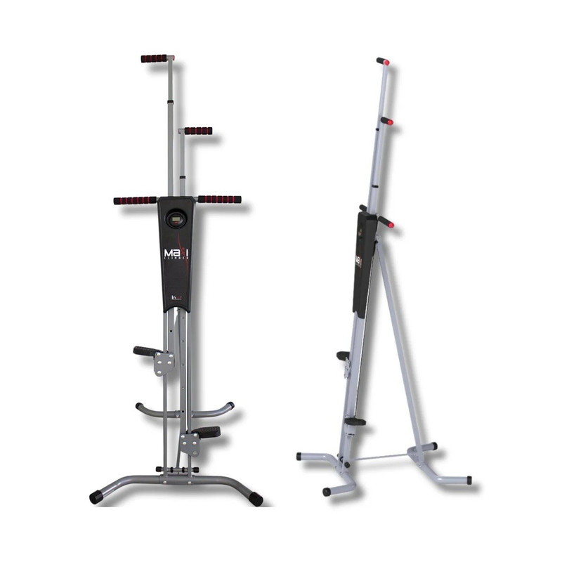 MA1 Fitness Vertical Climber Foldaway Compact Black/Silver Exercise Machine
