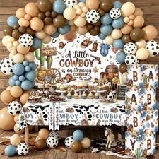 A Little Cowboy is on the Way- Baby Shower Decorations NEW