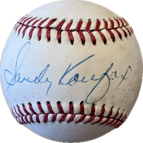 Sandy Koufax Signed Baseball ONL Beckett Full LOA Dodgers HOF Autograph