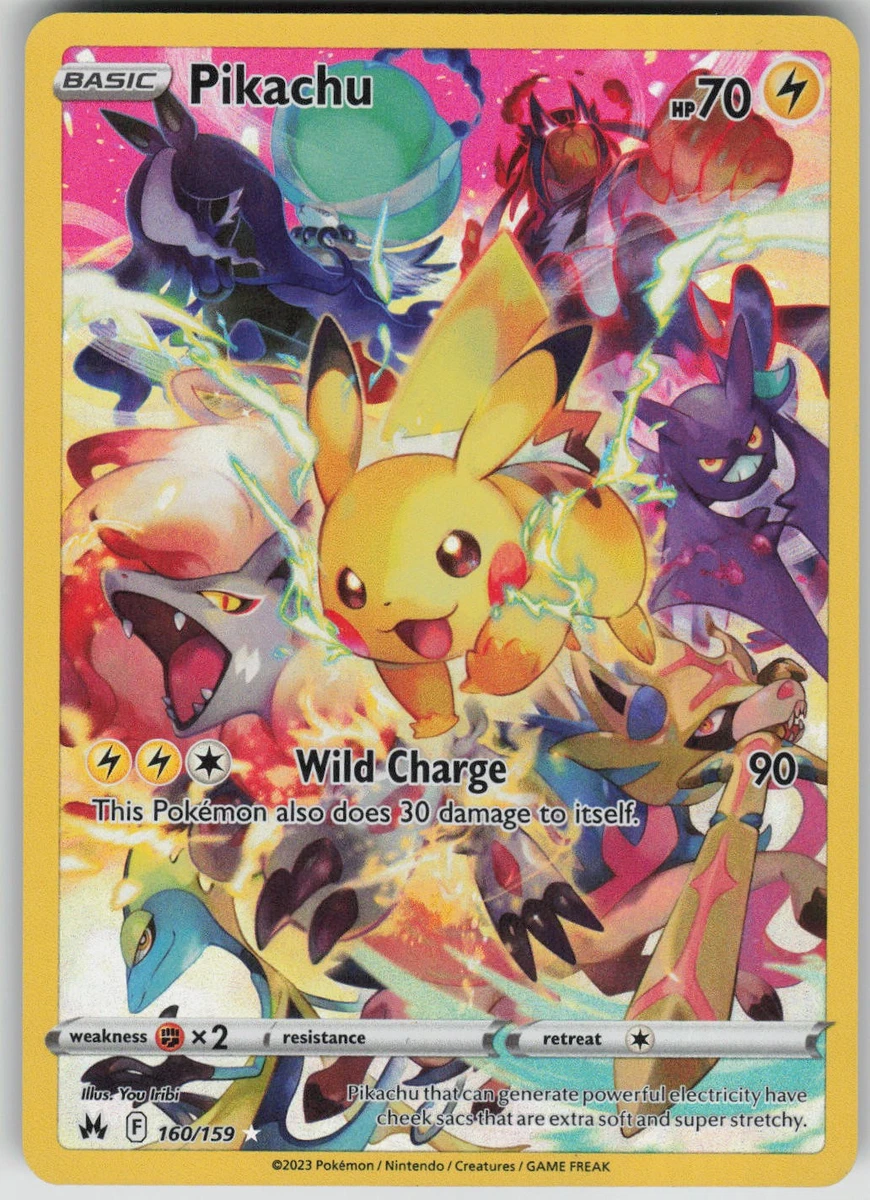 Pikachu 160/159 Crown Zenith for sale | eBay