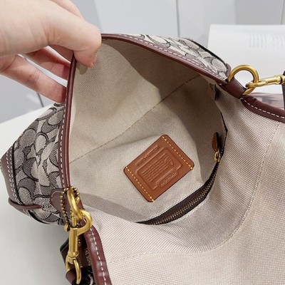 Coach Soho Bag Retro Style Signature Jacquard Shoulder Bag CJ814