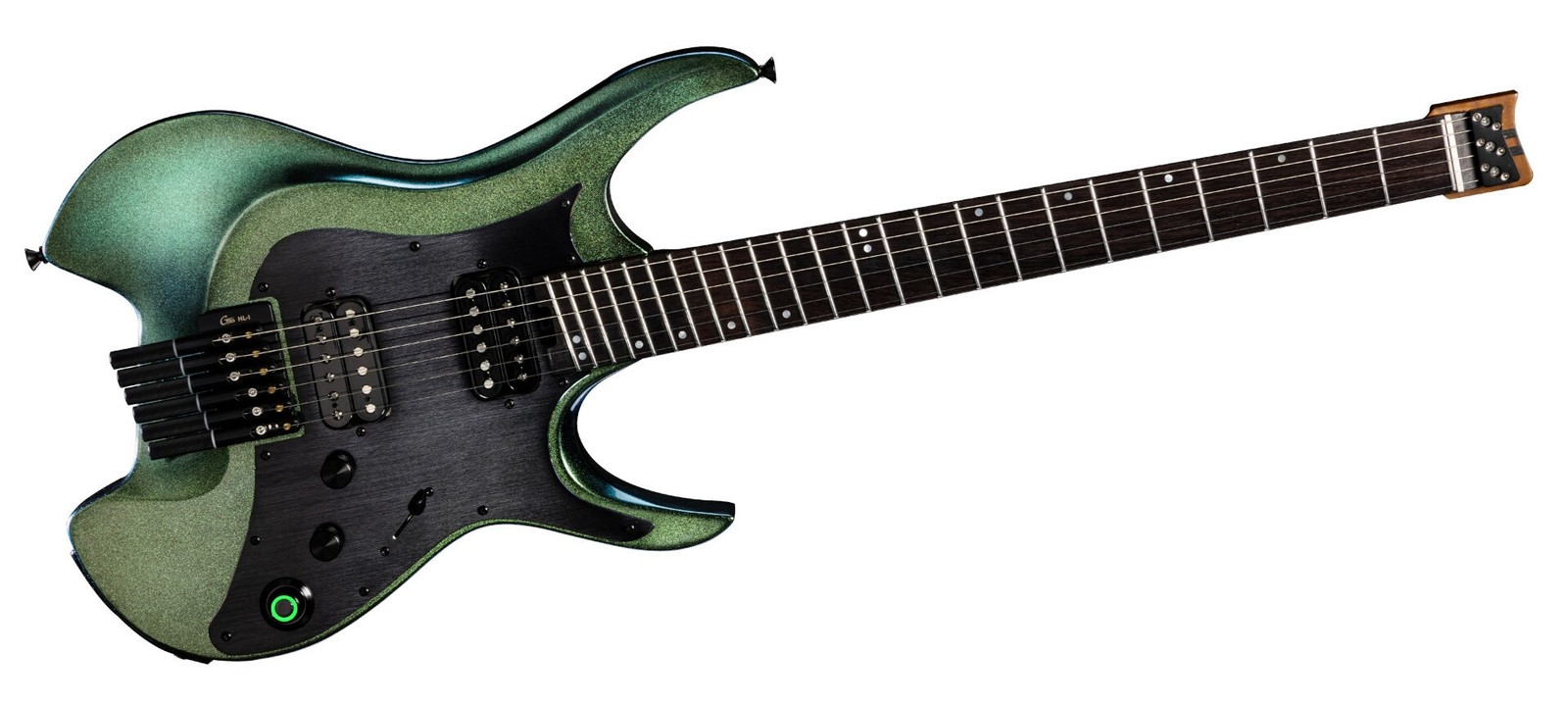 MOOER GTRS Guitars Wing 900 Intelligent Guitar (W900) with Wireless System - Aur
