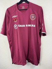 Heart of Midlothian Jersey Men Small Umbro 2008/09 Home Kit Soccer XL