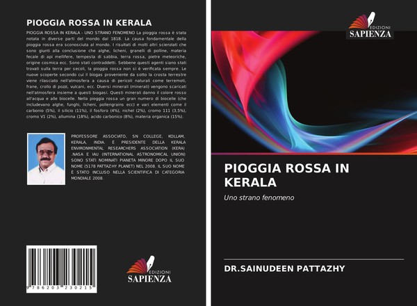 Sainudeen Pattazhy | Pioggia Rossa IN Kerala | Taschenbuch | Italienisch (2021)-image