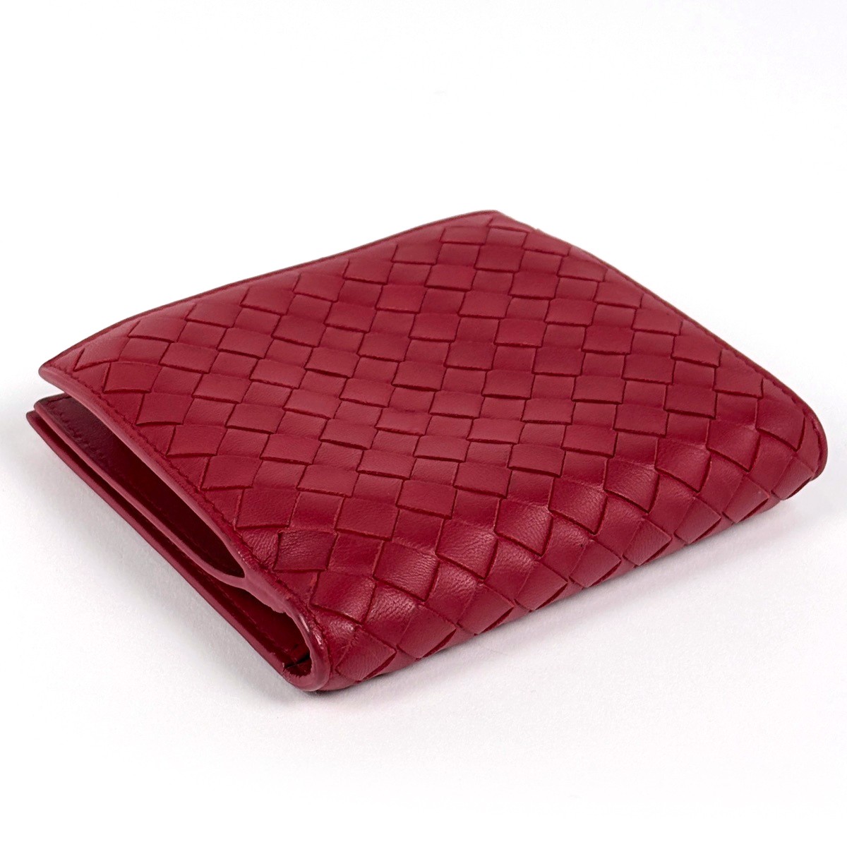 BOTTEGAVENETA Intrecciato Bifold Wallet Bill Compartment Coin Pocket Bi-Fold... thumbnail 2