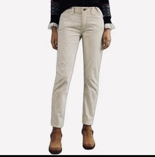 Pilcro And The Letterpress Corduroy Legging Pants Light Beige Tan Cream EUC 29
