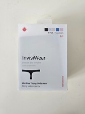NWT LULULEMON LDBP Multi Color Smooth Invisible InvisiWear MR Thong 5 Pack Small
