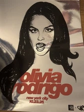 Olivia Rodrigo Exclusive NYC 10.23.25 Amex Platinum Limited Merch Poster
