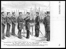 1890 Antique Print - DEVON Devonport Sir William Dowell John Barber Albert  (51)