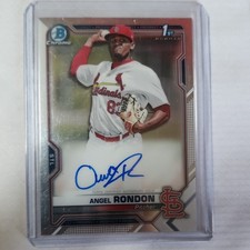 2021 Bowman Chrome - Angel Rondon Autograph Rookie #CPA-ARO Cardinals Prospect