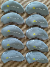 10Pcs Cobra Golf Club Iron Head Covers 4-9ASPL/W Neoprene Grey