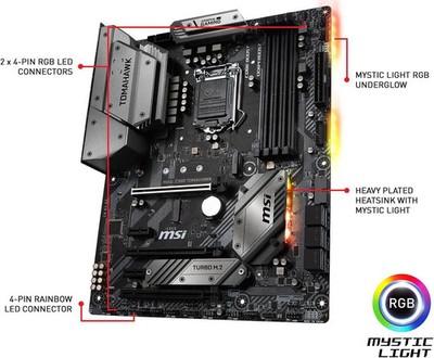 MSI MAG Z390 TOMAHAWK, LGA 1151, Intel Motherboard for sale online