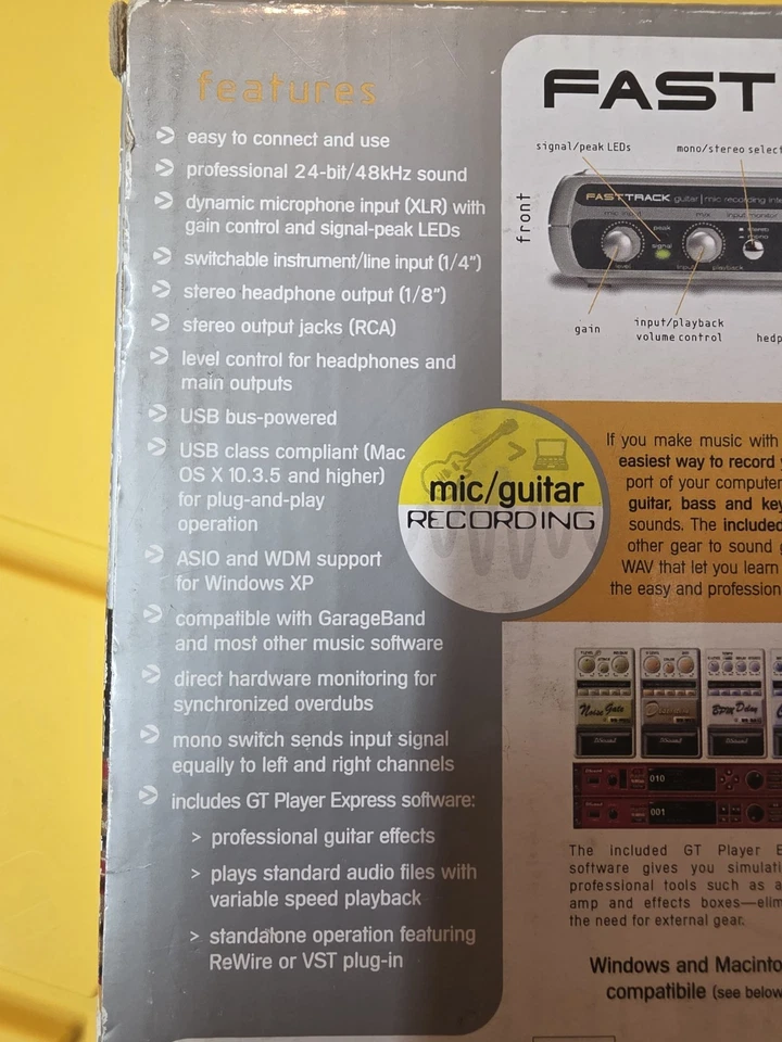 M-Audio Fast Track USB With Session Music Creation System Includes 6' Cable - Image 3 of 4