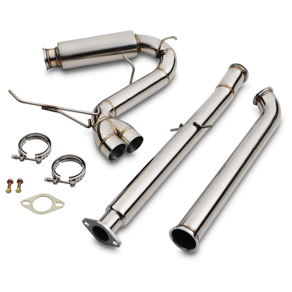 SYSTÈME D'ÉCHAPPEMENT 3" RACE CAT-BACK POUR MINI COOPER S R53 1.6 RELIFTÉE 00-03 - Photo 3/4
