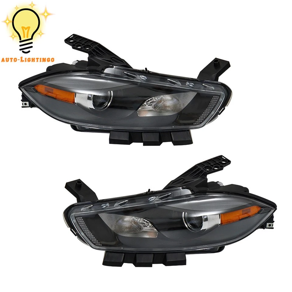 Faros halógenos lado derecho e izquierdo para Dodge Dart 2013 2014 2015 2016 Foto 2 de 4