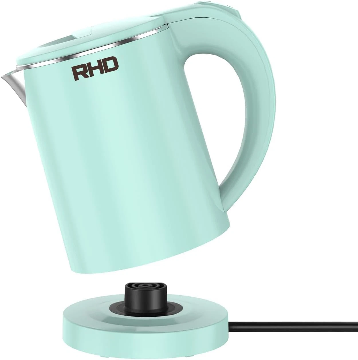 RHD 0.5L Small Portable Electric Kettles for Boiling Water, Stainless Steel Trav