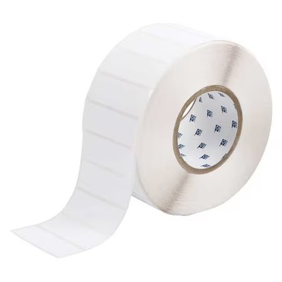 Brady Tht-18-422-3 White Polyester Wire Marker, Tht-18-422-3