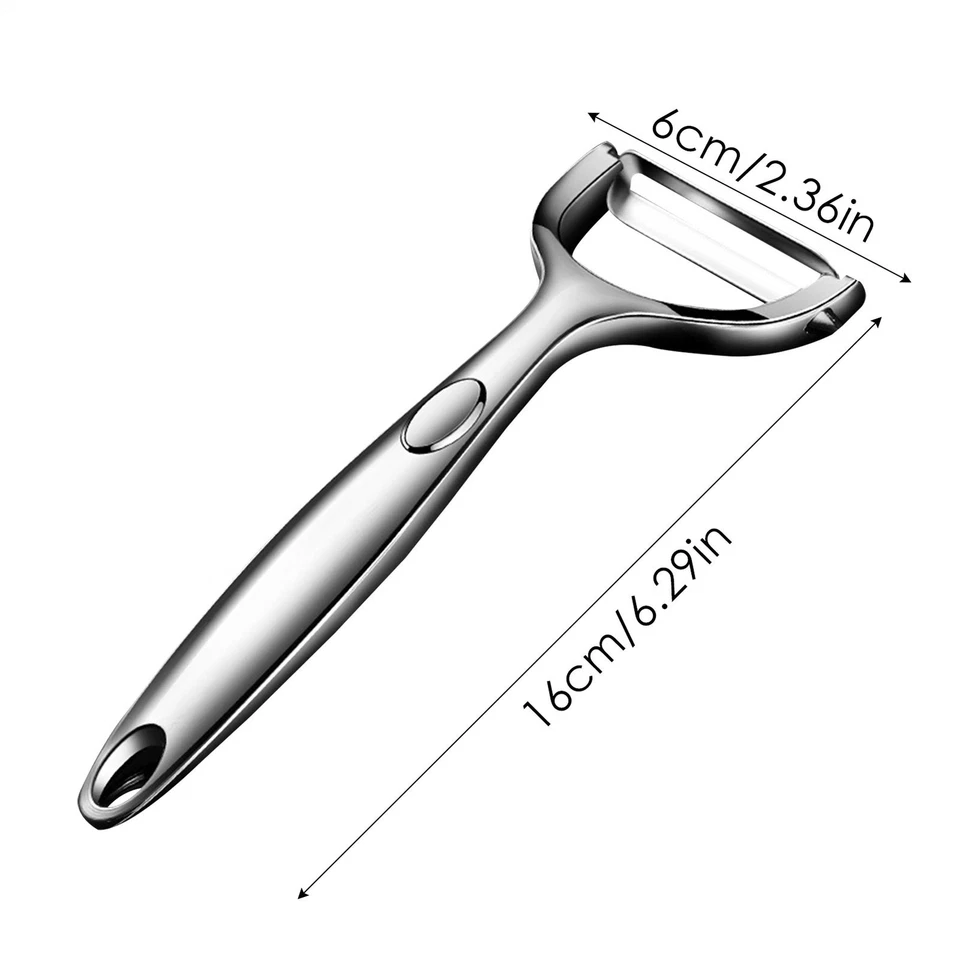 Stainless Steel Vegetable & Fruit Peeler Set Cabbage Vegetable Grater Shredder - Image 4 of 4