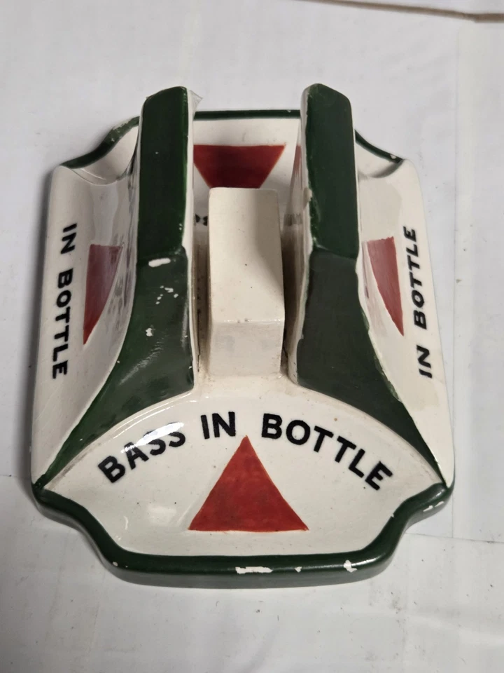 Fantastic Condition Matchbox Holder/Ashtray Advertising Bass In Bottle - 1900s - Image 3 of 4