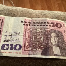 IRELAND: 1 x 10 Irish Punt Banknote. Dated 23-02-1986 