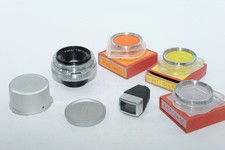 Zeiss Contax Planar 35mm f/3.5 W. A. Rangefinder lens for IIa. Finder. Filters.