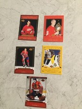 2004-2005 upper deck legends classics mr. hockey Gerry cheevers Tony Esposito 