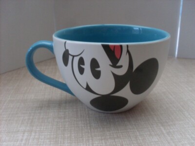 Disney Store Mickey Mouse Yikes!  Blau & Weiß Frühstückstasse/Becher