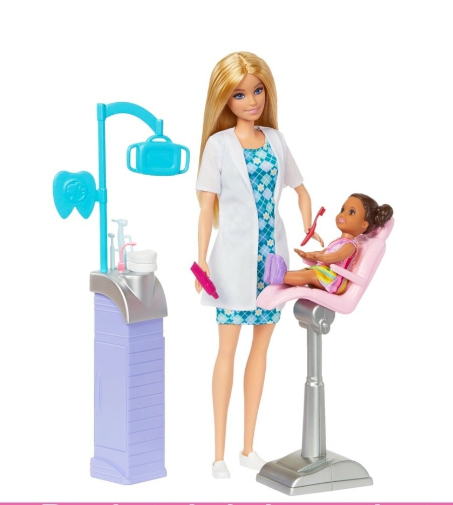 Barbie Dentiste coffret avec figurines et accessoires pour cadeau d'anniversaire - 3